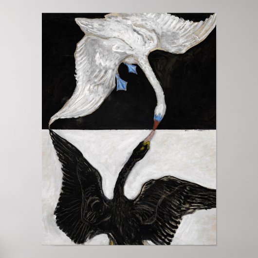 The Swan No.1 van Hilma af Klint Poster (Voorkant)