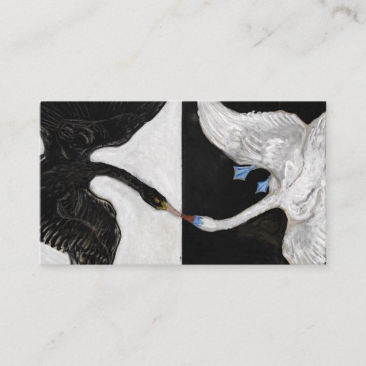 The Swan No.1 van Hilma af Klint Visitekaartje (Voorkant)