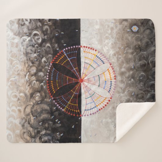 The Swan, nr. 10 | Hilma af Klint | Sherpa Deken (Voorkant (horizontaal))