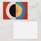 The Swan, nr. 17 van Hilma af Klint Notitiekaartje (Voorkant / Achterkant)