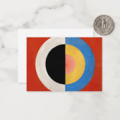 The Swan, nr. 17 van Hilma af Klint Notitiekaartje (Voorkant / Achterkant in situ)