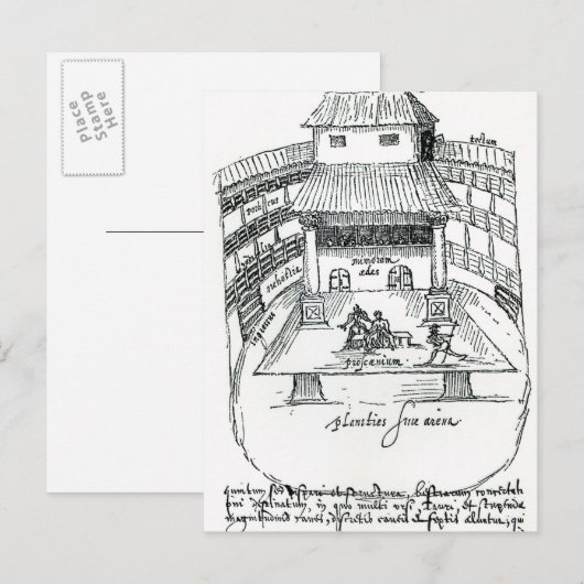 The Swan Theater, Southwark Briefkaart (Voorkant / Achterkant)