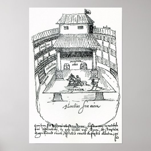 The Swan Theater, Southwark Poster (Voorkant)