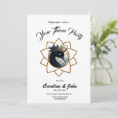 The Swan Who Guards the Moon.   Kaart (Staand voorkant)