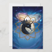 The Swan Who Guards the Moon.   Kaart (Achterkant)