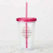 The Sweet Barista Acryltumbler Acryl Drinkbeker (Voorkant)