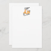 THE SWEET LIFE MOTORCYCLE Invitation Kaart (Voorkant / Achterkant)