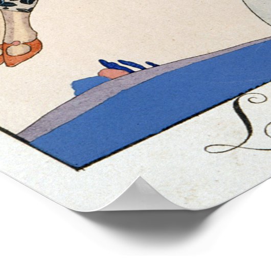 The Swing, 1923 (pochoir print) Poster (Hoek)