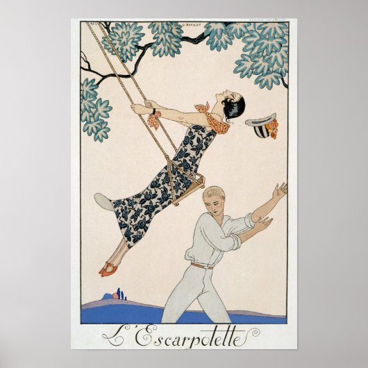 The Swing, 1923 (pochoir print) Poster (Voorkant)