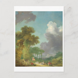 The Swing by Jean-Honore Fragonard Briefkaart