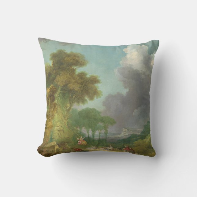 The Swing by Jean-Honore Fragonard Kussen (Voorkant)