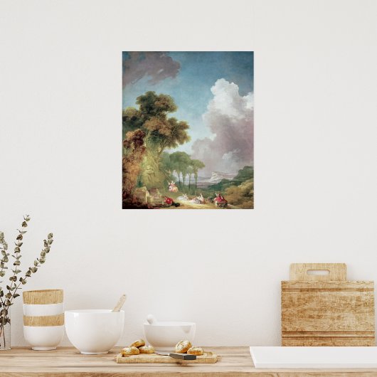 The Swing, c.1765 Poster (Keuken)