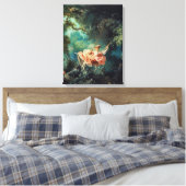 The Swing, The Happy Accidents of the Swing Canvas Afdruk (Insitu (Slaapkamer))