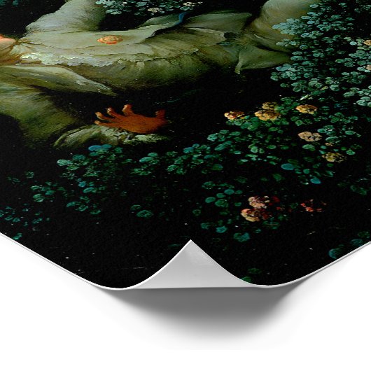 The Swing" van Jean-Honoré Fragonard Poster (Hoek)