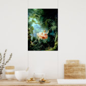 The Swing" van Jean-Honoré Fragonard Poster (Keuken)