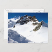 The Swiss Alps Postcard Briefkaart (Voorkant / Achterkant)