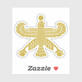 The symbol of the Achaemenid Falcon, Iran Sticker (Vel)