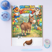 The tail on the donkey party bag game sheet flyer (Enkel)