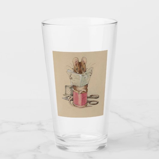 The Tailor Mouse (van Beatrix Potter) Glas (Voorkant)
