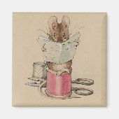 The Tailor Mouse (van Beatrix Potter) Magneet (Voorkant)