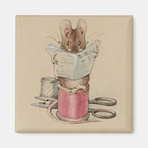 The Tailor Mouse (van Beatrix Potter) Magneet