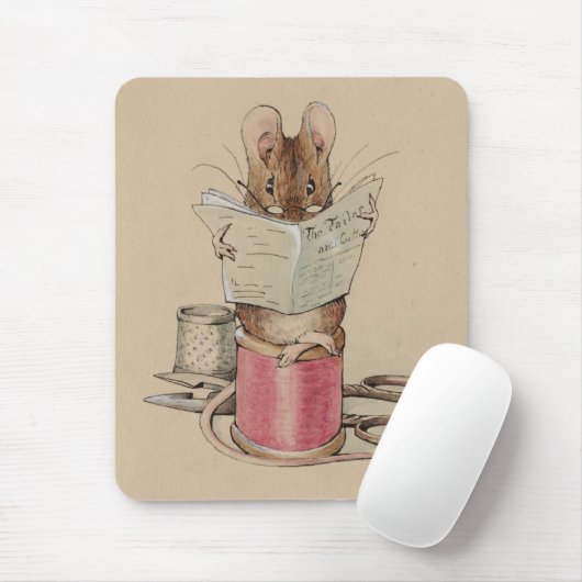 The Tailor Mouse (van Beatrix Potter) Muismat (Met muis)