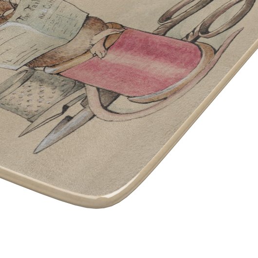 The Tailor Mouse (van Beatrix Potter) Snijplank (Hoek)