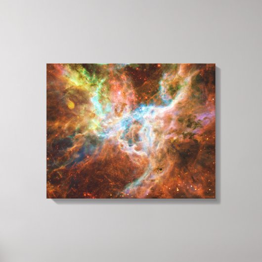 The Tarantula Nebula 30 Doradus NGC 2070 Canvas Afdruk (Voorkant)