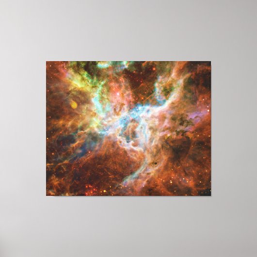 The Tarantula Nebula 30 Doradus NGC 2070 Canvas Afdruk (Voorkant)