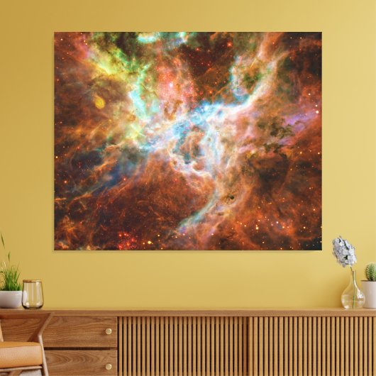 The Tarantula Nebula 30 Doradus NGC 2070 Canvas Afdruk (Insitu (Woonkamer))