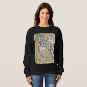 The  Tarot Card  Vintage Astrology Goth Valentine  Trui (Voorkant volledig)