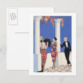 The Taste of Shawls, 1922 (pochoir print) Briefkaart (Voorkant / Achterkant)
