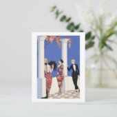 The Taste of Shawls, 1922 (pochoir print) Briefkaart (Staand voorkant)