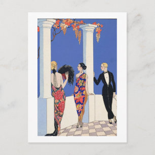The Taste of Shawls, 1922 (pochoir print) Briefkaart