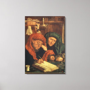 The Tax Collectors, 1550 Canvas Afdruk