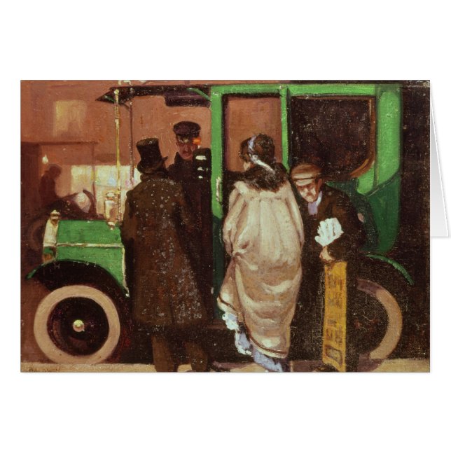 The Taxi Cab, c.1908-10 (Voorkant Horizontaal)