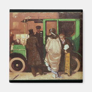The Taxi Cab, c.1908-10 Magneet