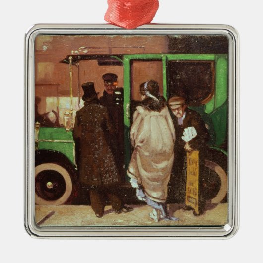 The Taxi Cab, c.1908-10 Metalen Ornament (Voorkant)