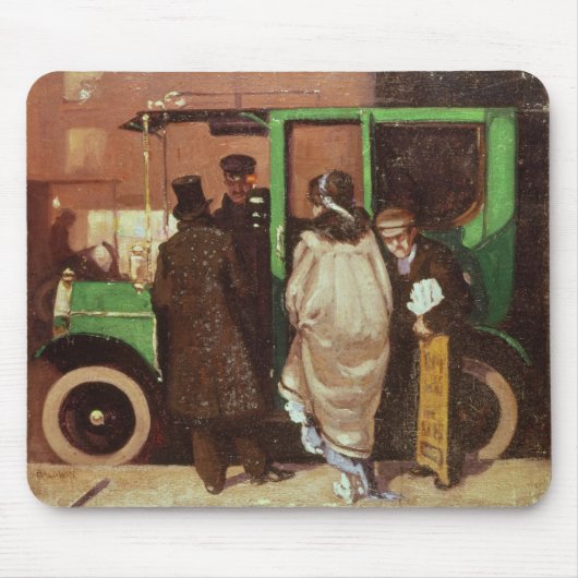 The Taxi Cab, c.1908-10 Muismat (Voorkant)