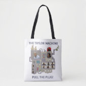 The Taylor Machine Tote Bag (Voorkant)