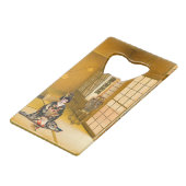 The Tears of Madama Butterfly Creditkaart Flessenopener (Voorkant Gekanteld)