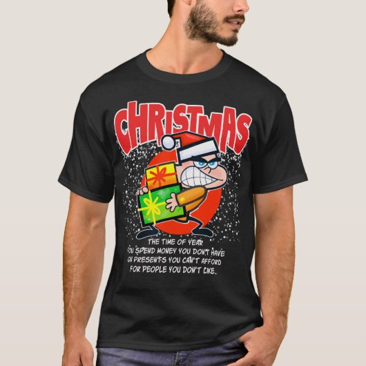 The teeshirt for people who don't like Christmas T-shirt (Voorkant)