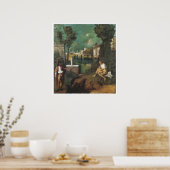 The Tempest, 1510 Giorgione Poster (Keuken)