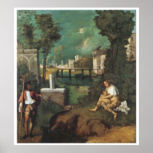 The Tempest, 1510 Giorgione Poster