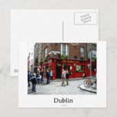 The Temple Bar, Dublin, Ierland Briefkaart (Voorkant / Achterkant)