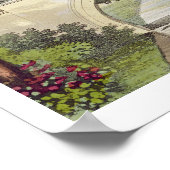 The Temple Bridge, van Ackermann's 'Repository of Poster (Hoek)