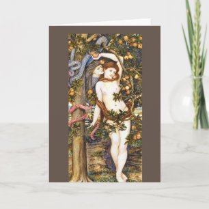 The Temptation of Eve John Roddam Spencer Stanhope Kaart
