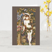 The Temptation of Eve John Roddam Spencer Stanhope Kaart (Gele Bloem)