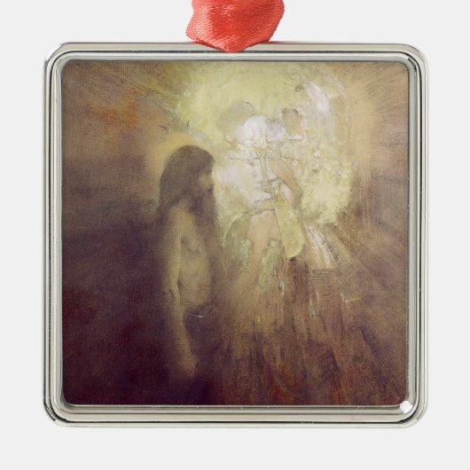 The Temptation of St. Anthony, 1883 Metalen Ornament (Voorkant)