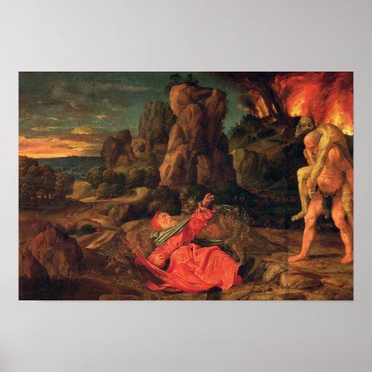 The Temptation of St. Anthony, c.1530 Poster (Voorkant)
